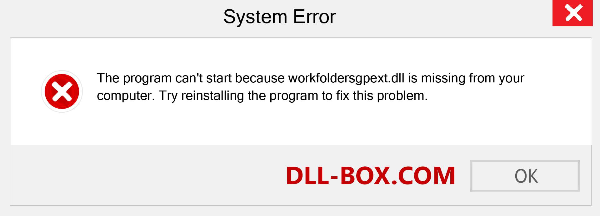  workfoldersgpext.dll file is missing?. Download for Windows 7, 8, 10 - Fix  workfoldersgpext dll Missing Error on Windows, photos, images